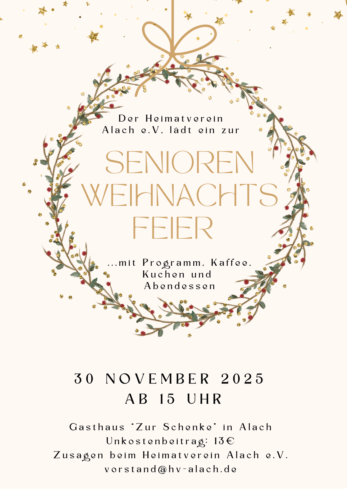Seniorenweihnachtsfeier 2025
